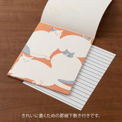 Kimagure Easy & Cozy Letter Pad Cat