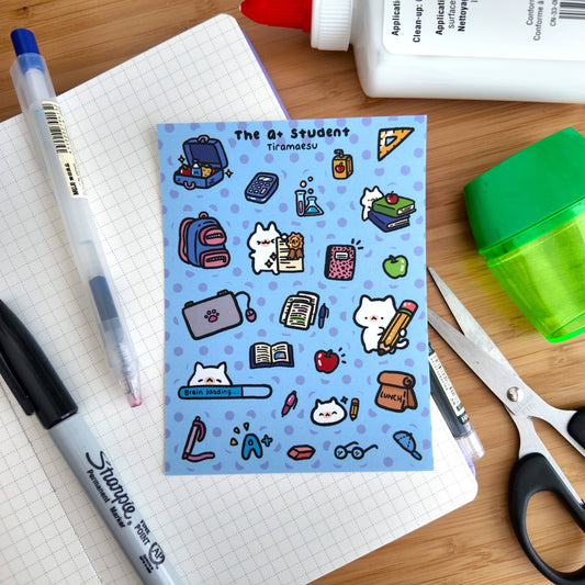 The A+ Student Deco Sticker Sheet