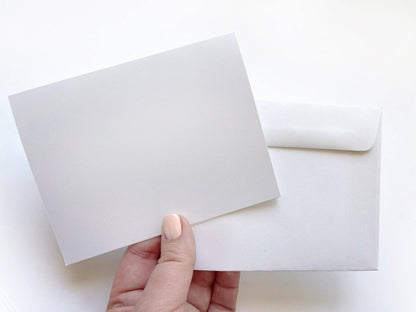 Blank Card Set - 20 Cards and Envelopes Size A2
