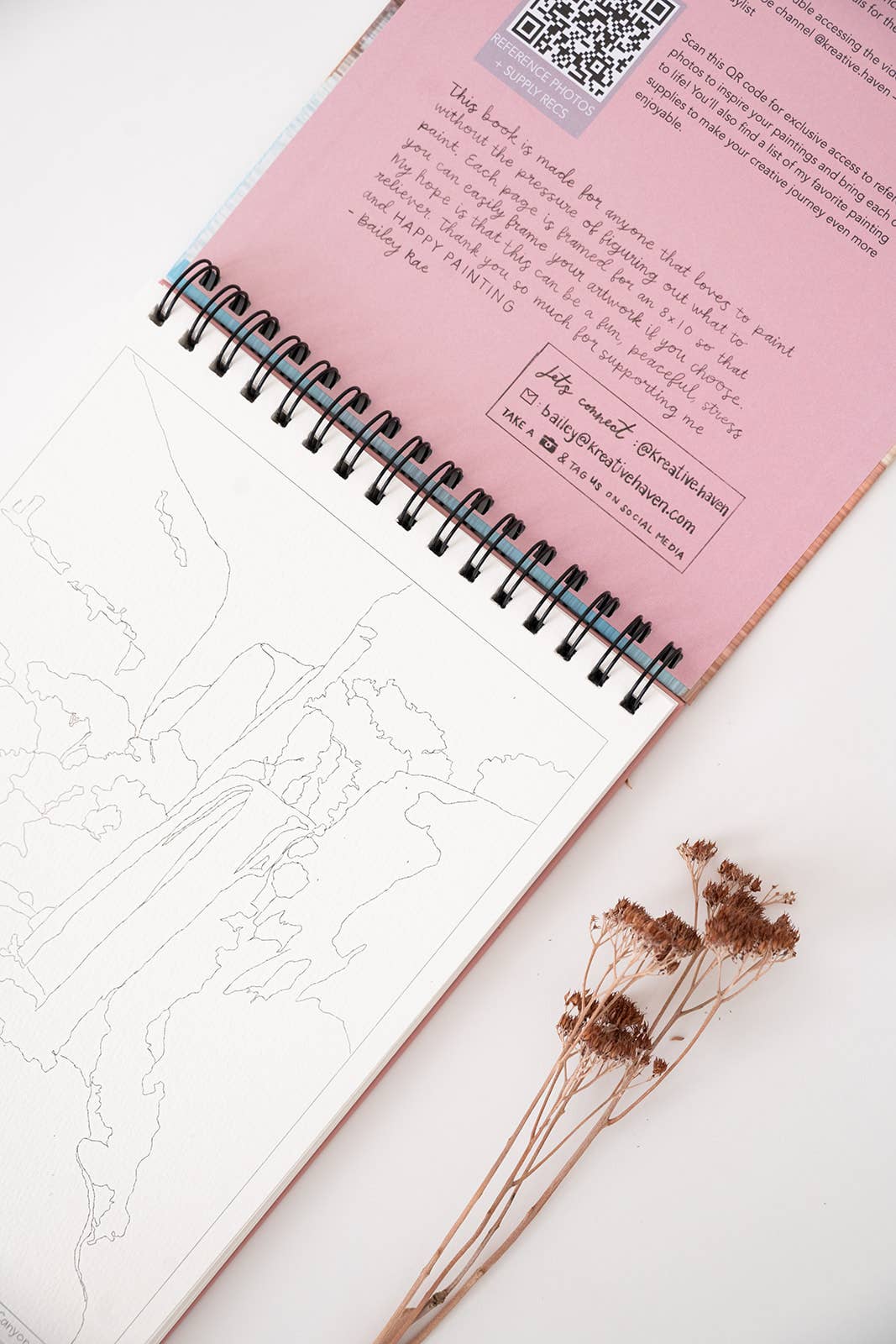 National Parks Watercoloring Book-Outlines w/Video Tutorials