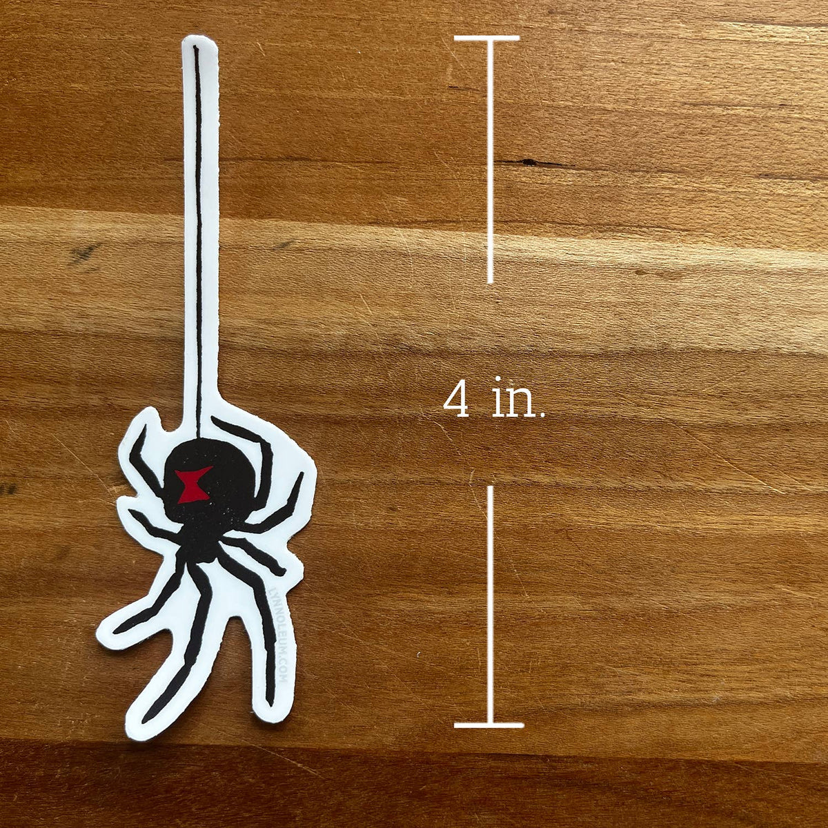 Darker Things - Black Widow Spider STICKER