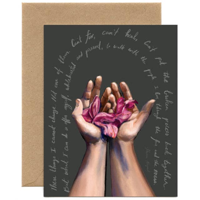 Broken Pieces — Sympathy Card