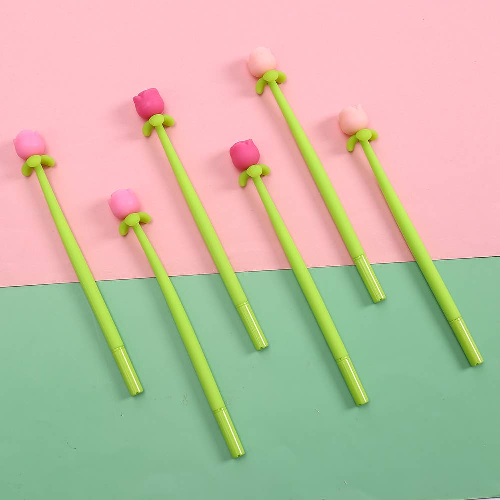 ROSE WIGGLE GEL PEN