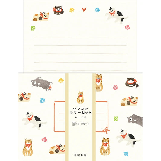 HANKO LETTER SET – CAT & BELL