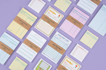 Guest Check Notepad Grocery List 