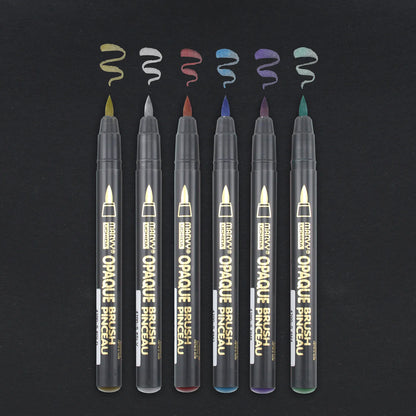 Opaque Brush Marker (Metallic Colors)