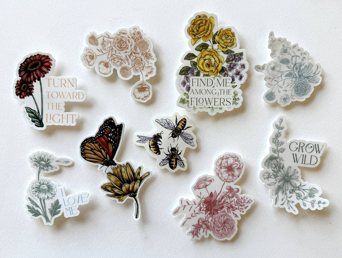 CLEAR Little Bees Sticker – 2.5"