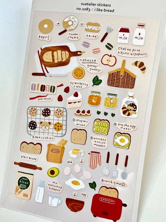 I LIKE BREAD STICKERS