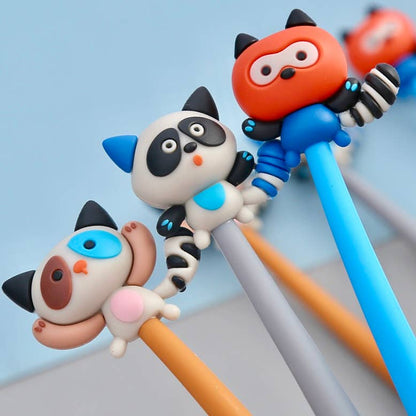 Raccoon Wiggle Gel Pen