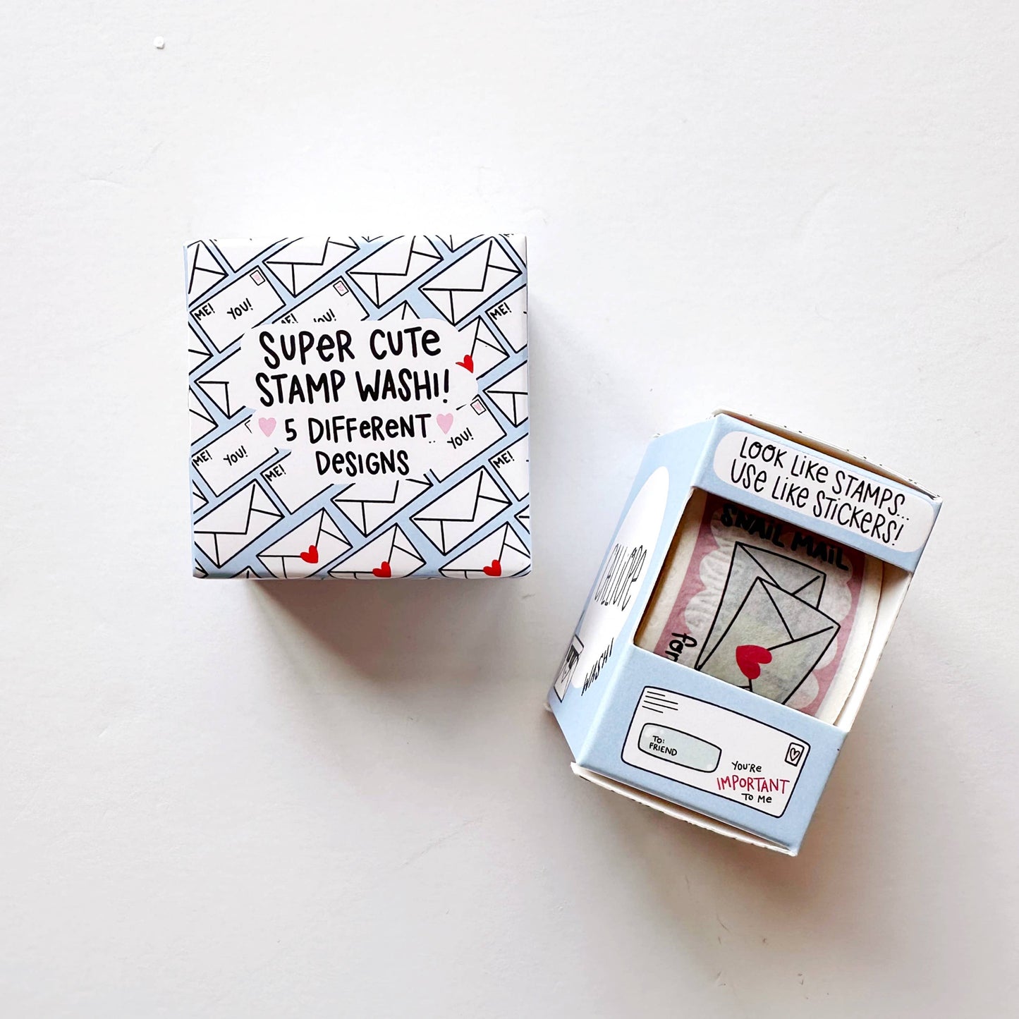 Send Snail Mail Faux-stage Stamp Washi