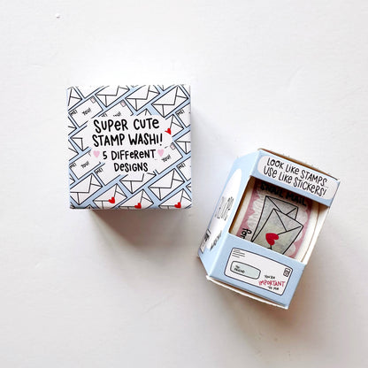 Send Snail Mail Faux-stage Stamp Washi