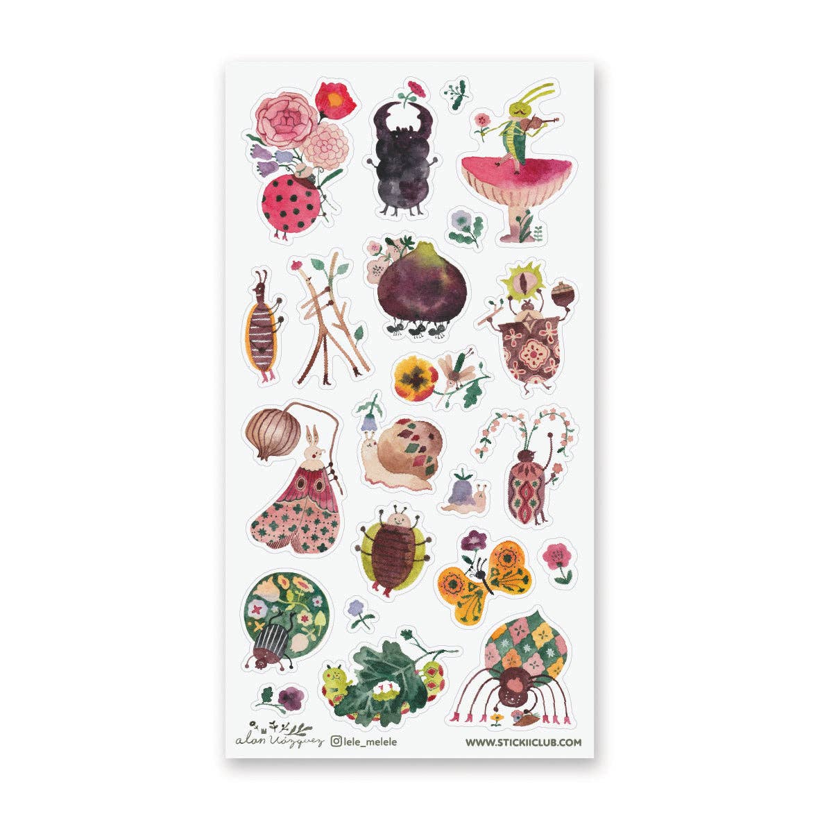 Bug Folk Sticker Sheet