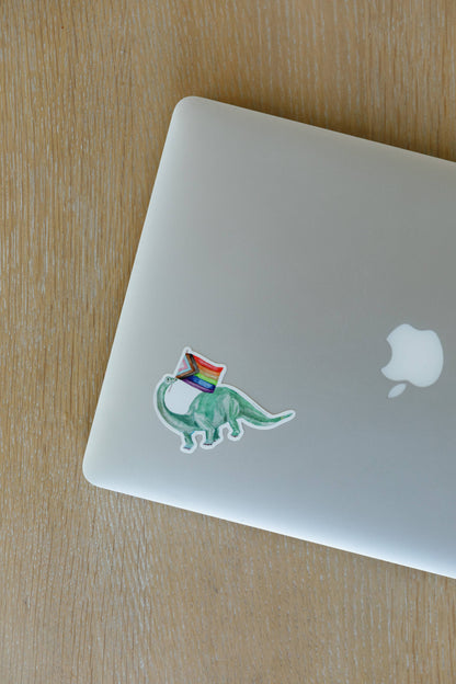 Reading Cat Sticker
