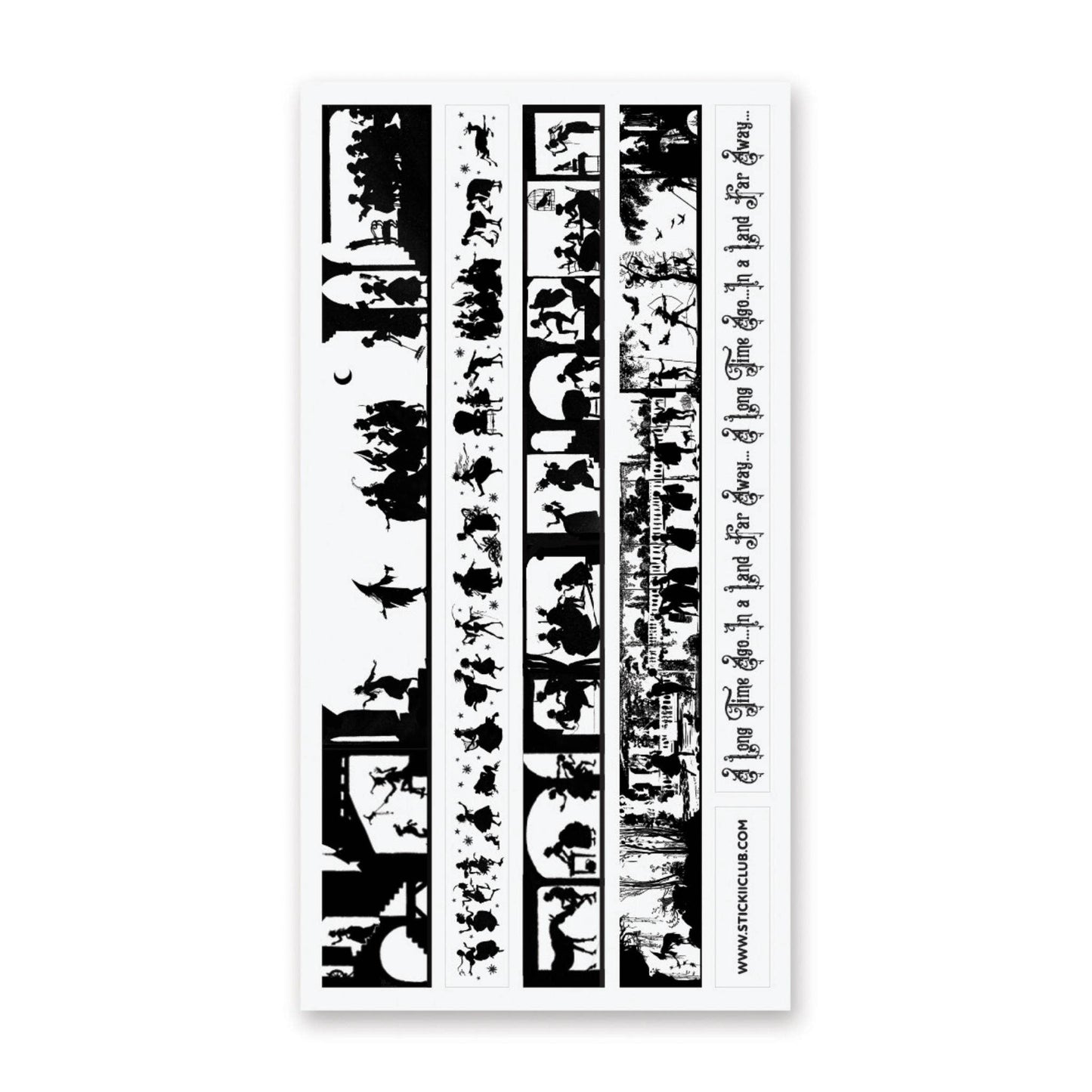 Silhouette Story Strips Sticker Sheet
