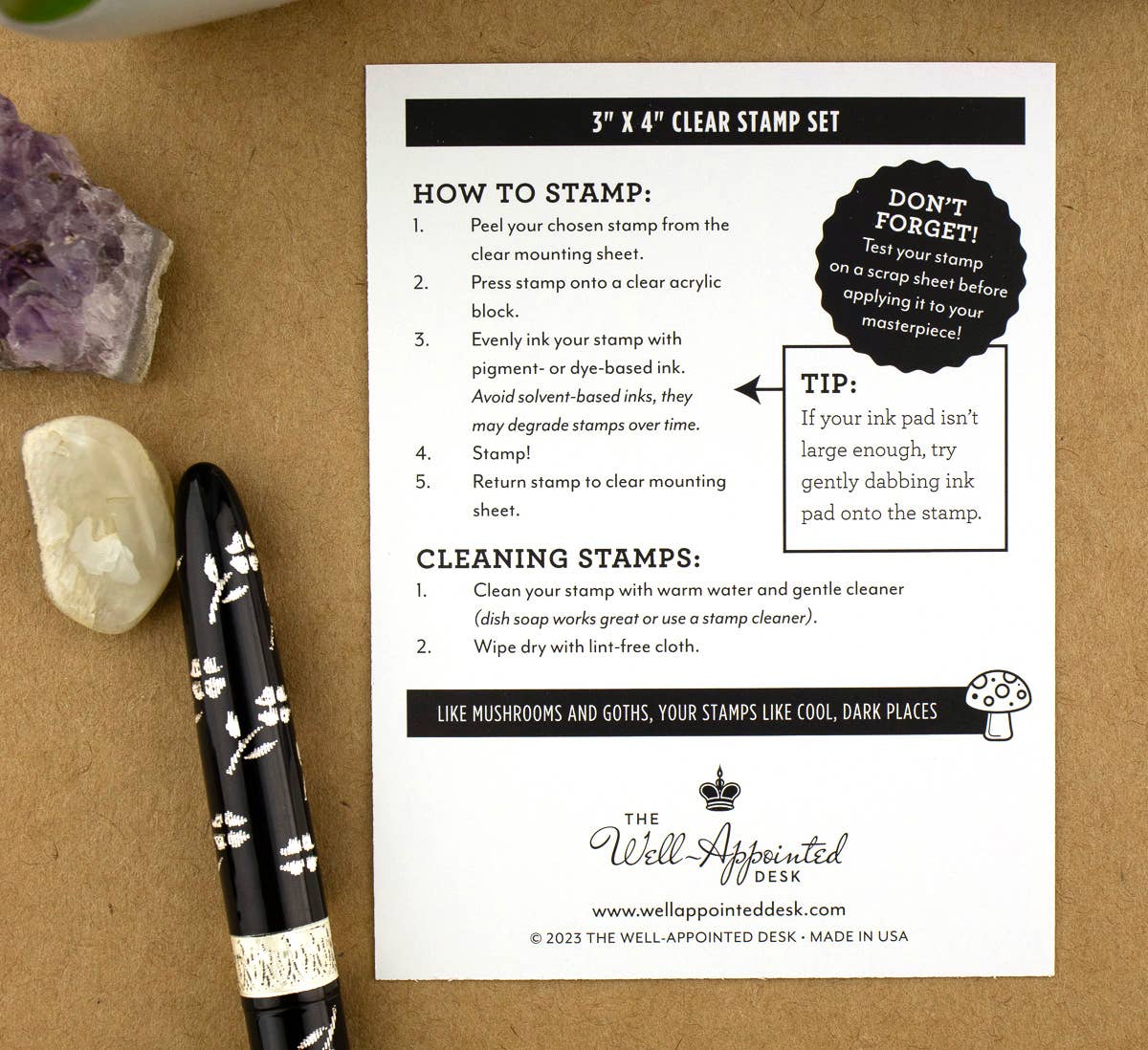 "The Unfamiliars" - 3"x4" Clear Stamp Set (6 stamp designs)