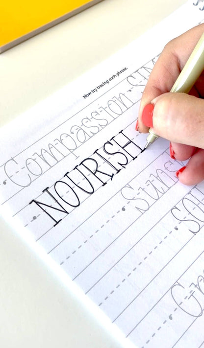 Mindful Lettering for Fun: Plant Edition