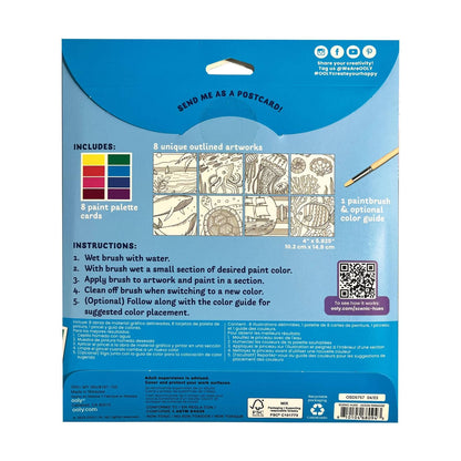 Scenic Hues: D.I.Y. Watercolor Art Kit - Ocean Paradise