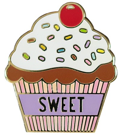 Sweet Cupcake Enamel Pin