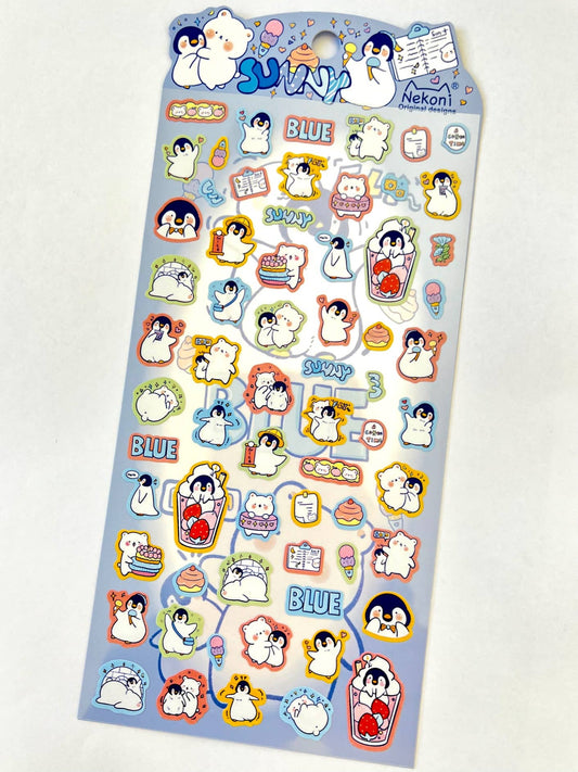 PENGUIN PARTY STICKERS