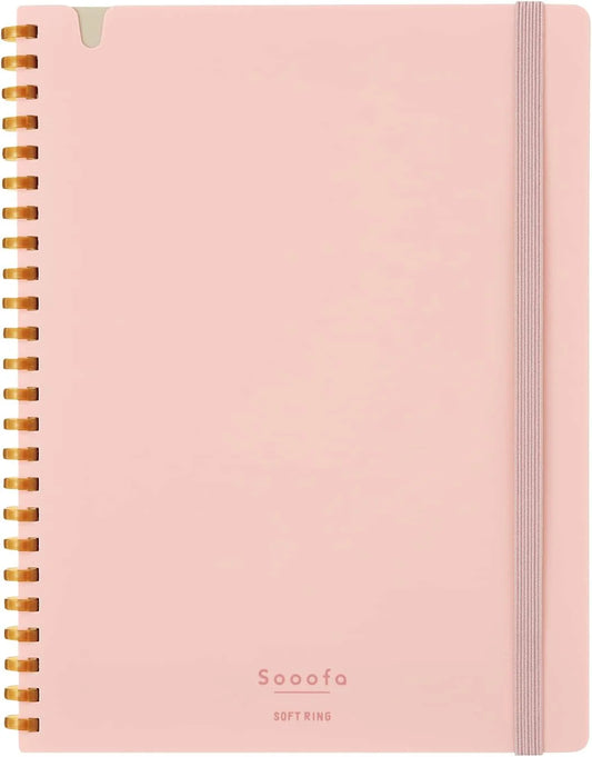 SOFT RING NOTEBOOK SOOOFA 4MM GRID RULED CUTOFF