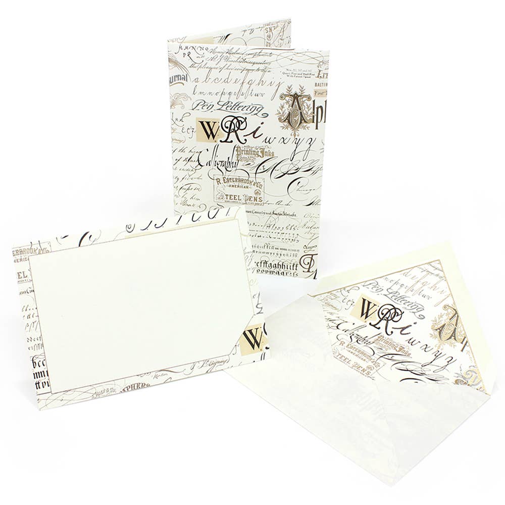 Portfolio Cards Large Size, Note Cards, Italian Stationery