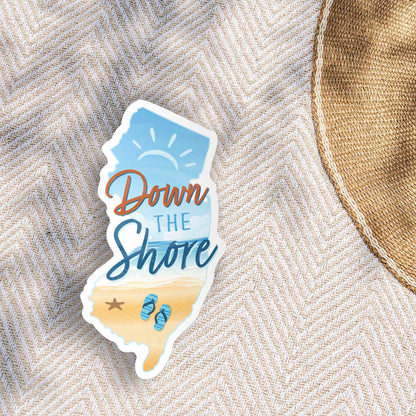 Down the Shore NJ Sticker