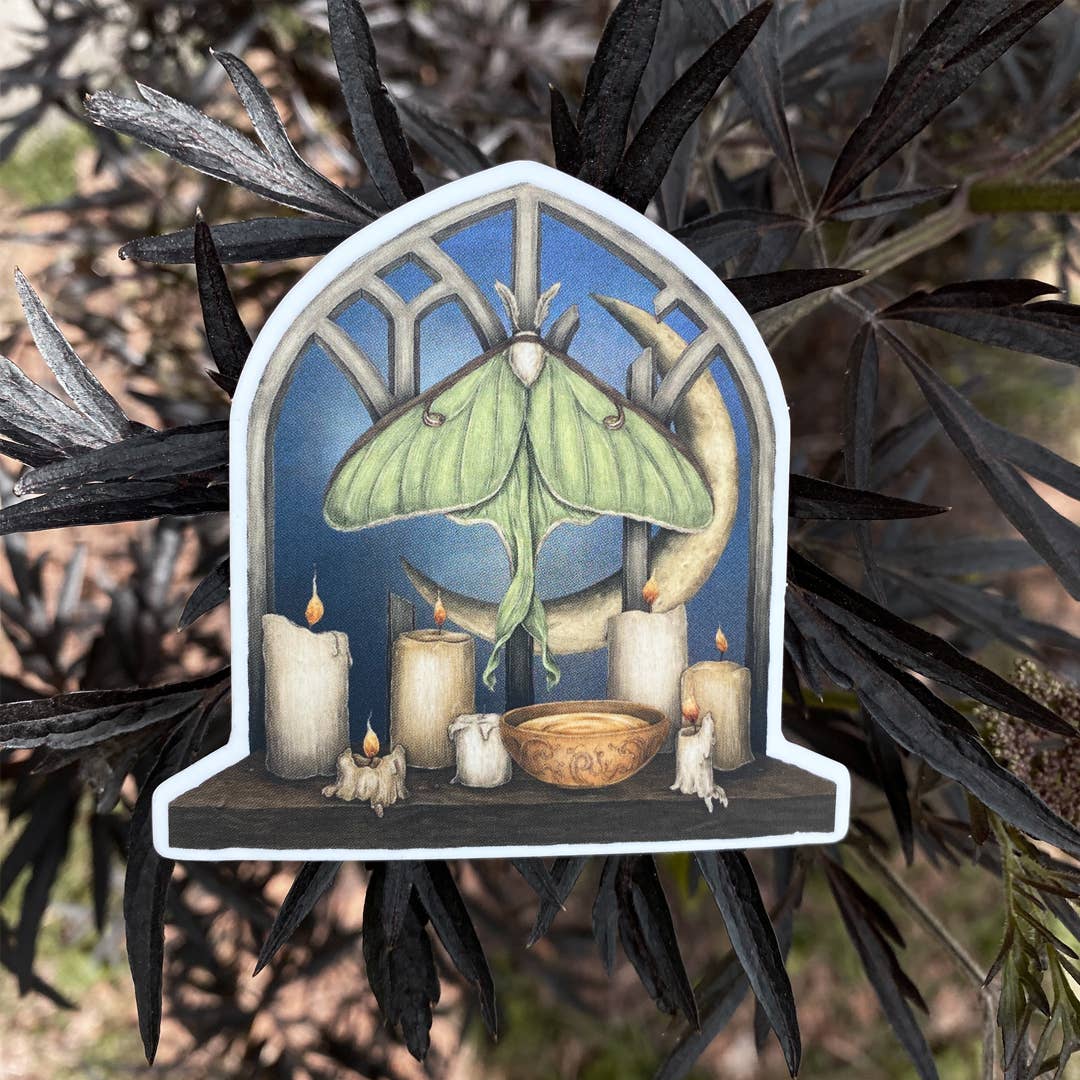 Luna Moth Sticker