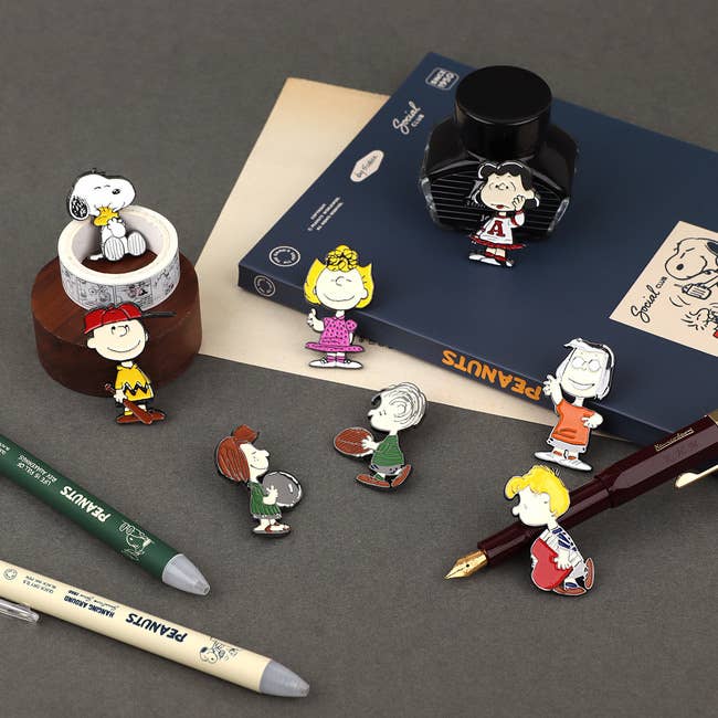 Peanuts Snoopy 75th Anniversary Pin Badge Collection