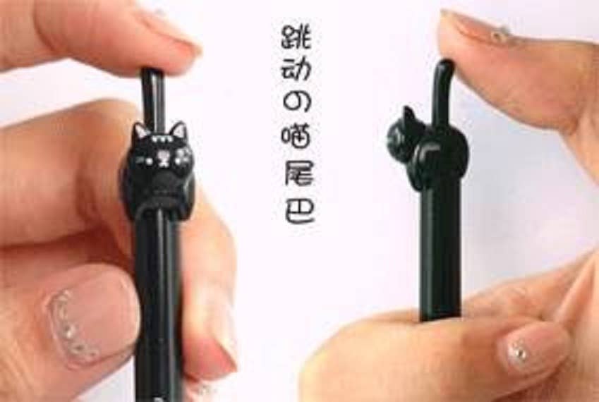 Cat Tail Retractable Gel Pen