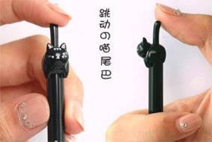 Cat Tail Retractable Gel Pen