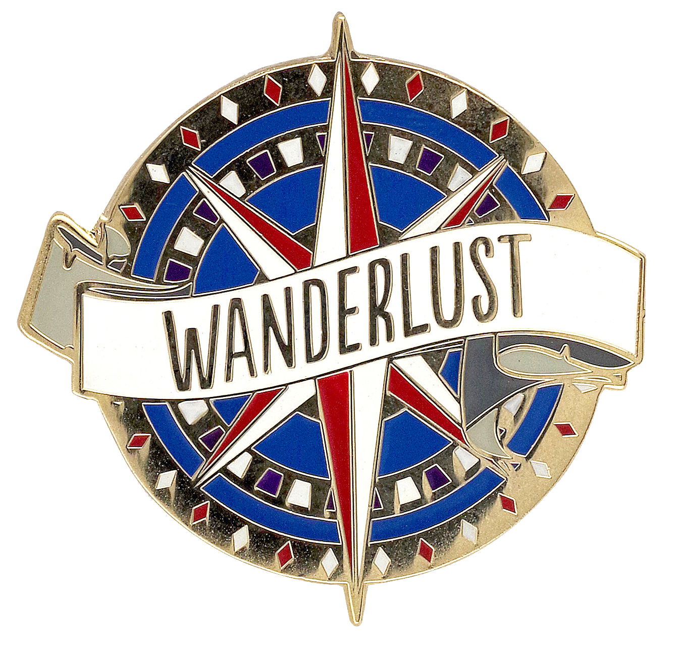 Wanderlust Enamel Pin
