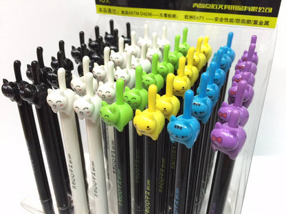 Cat Tail Retractable Gel Pen