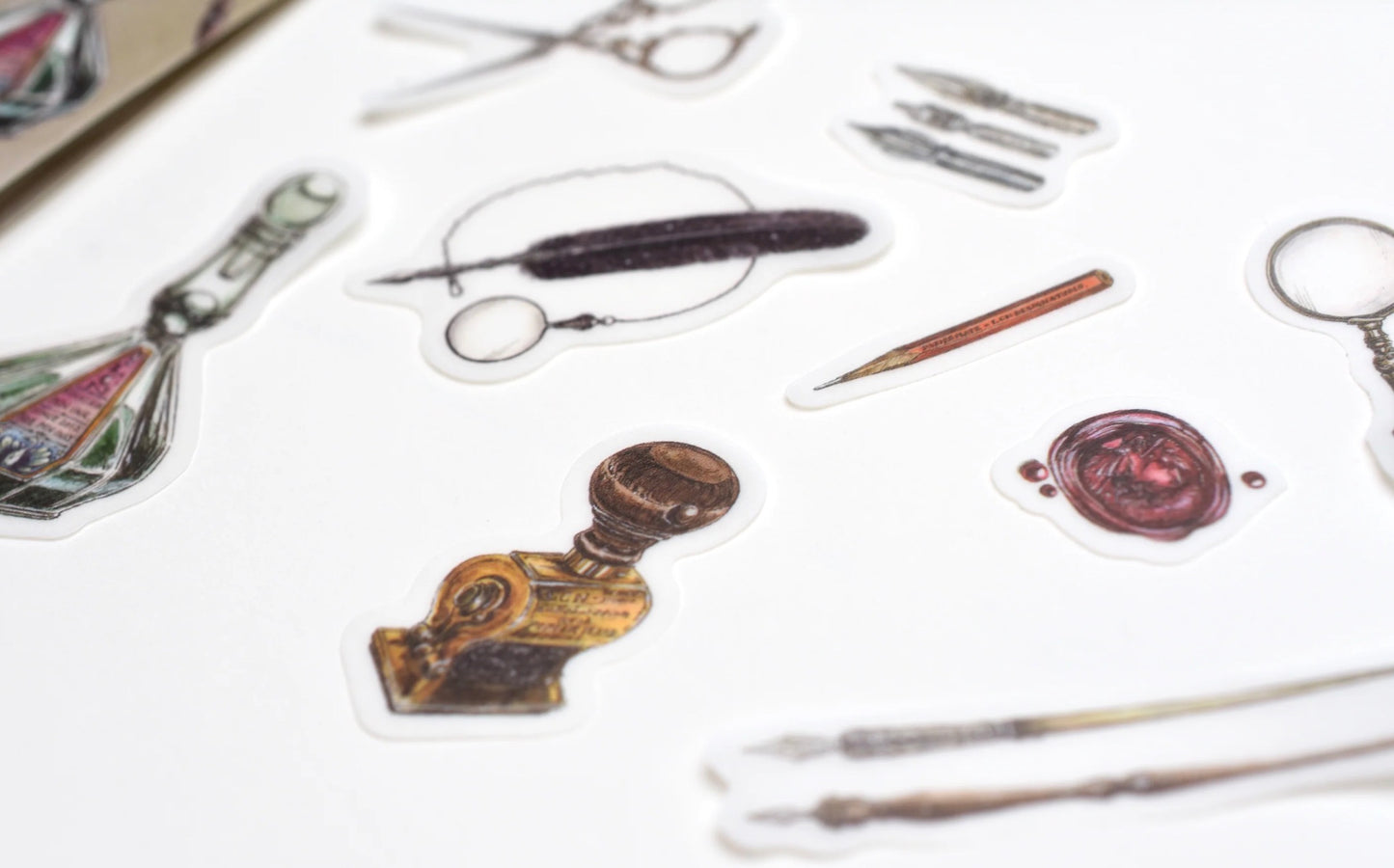 Papier Platz x LCN - Antique Stationery Flake Stickers