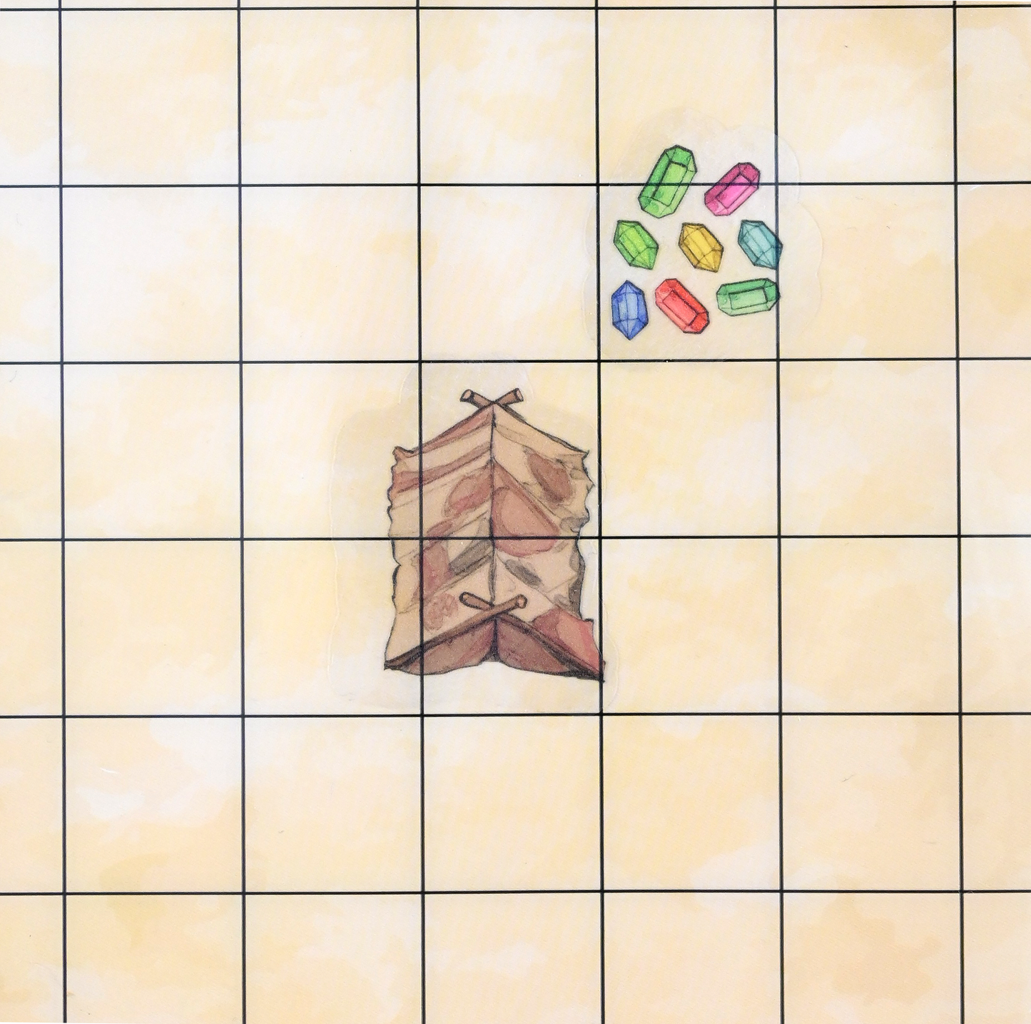 Transparent RPG Battle Mat