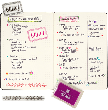 Borders, Frames & Icons Clear Stamp Set