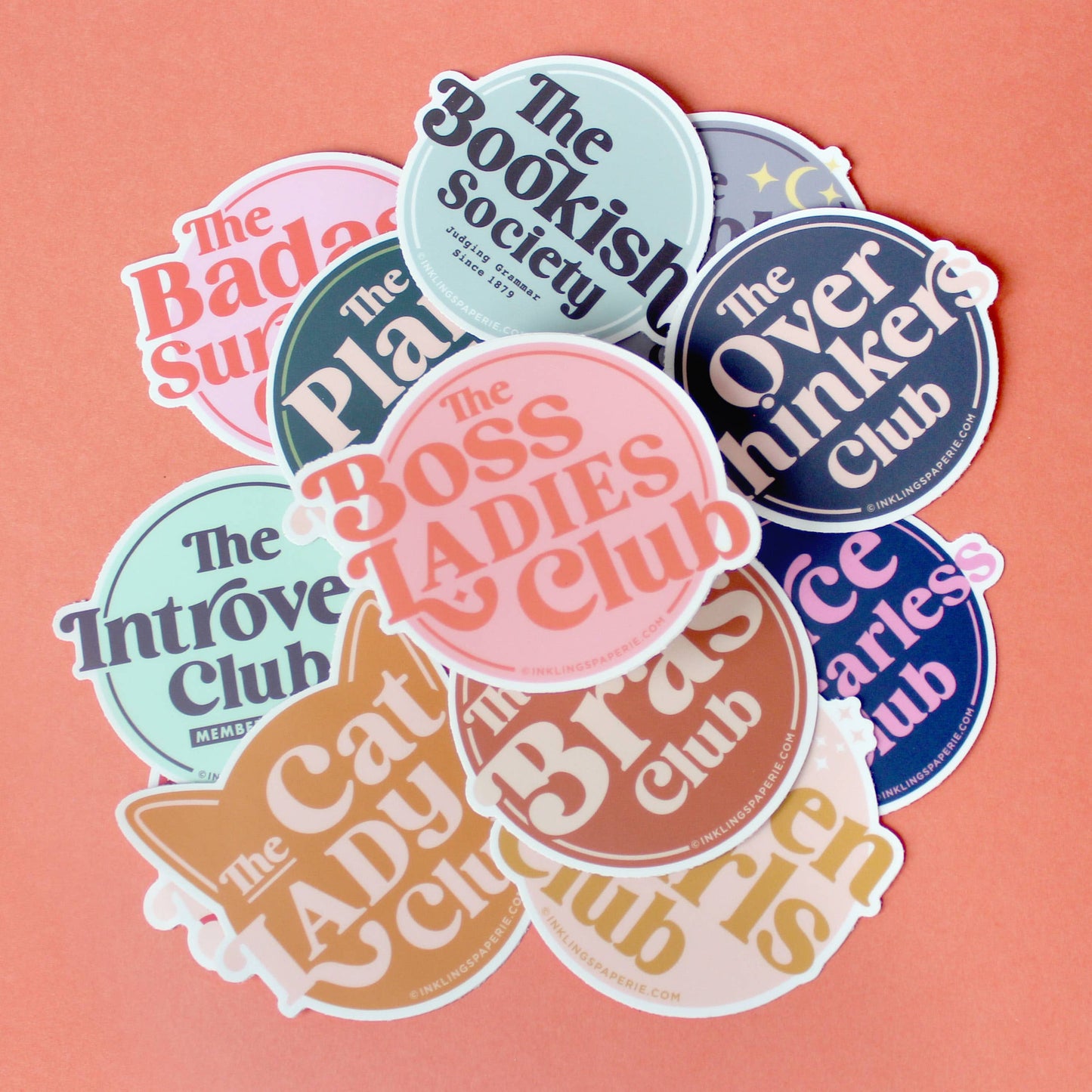 Vinyl Sticker - Overthinkers Club