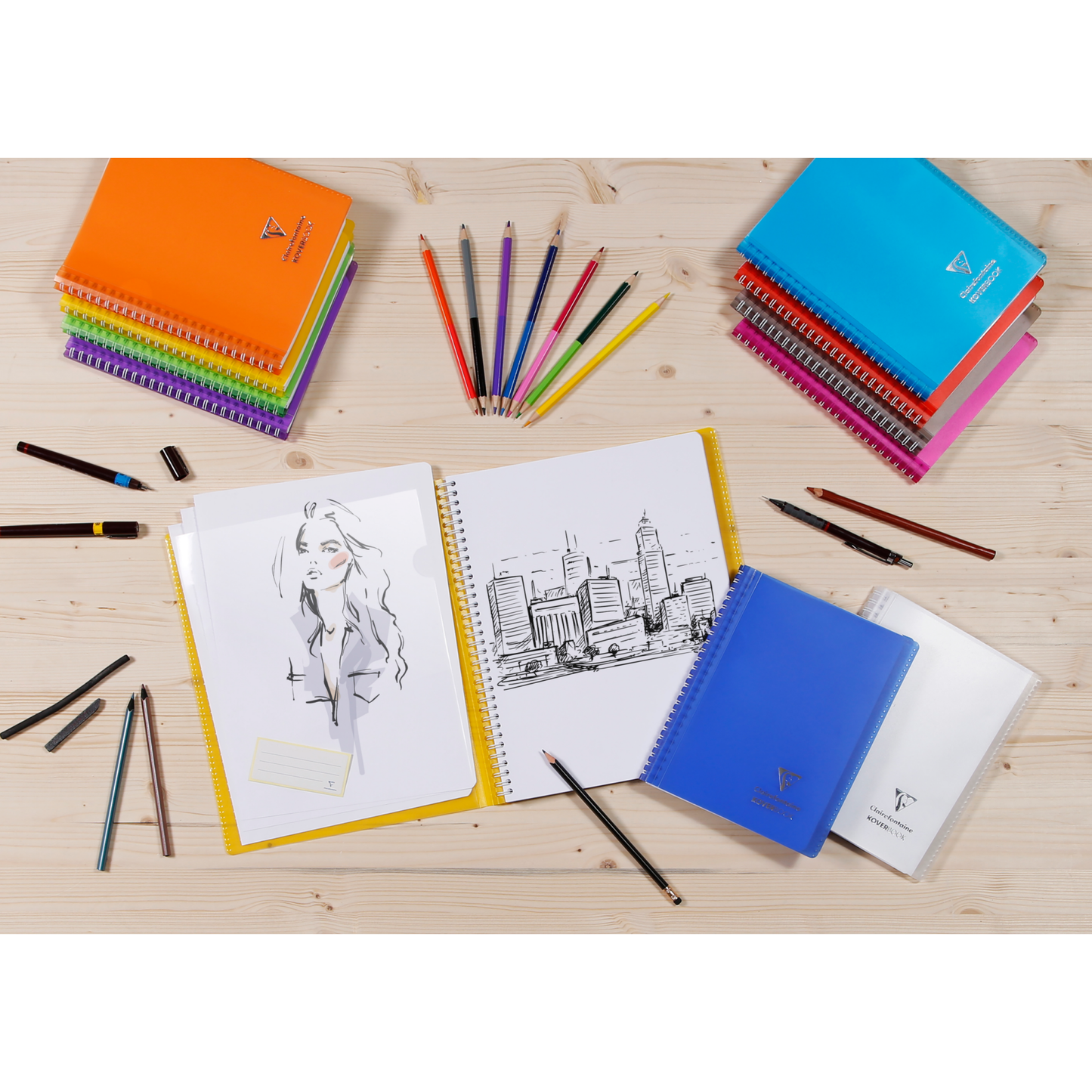 Clairefontaine "Koverbook" Sketchbook - Two sizes