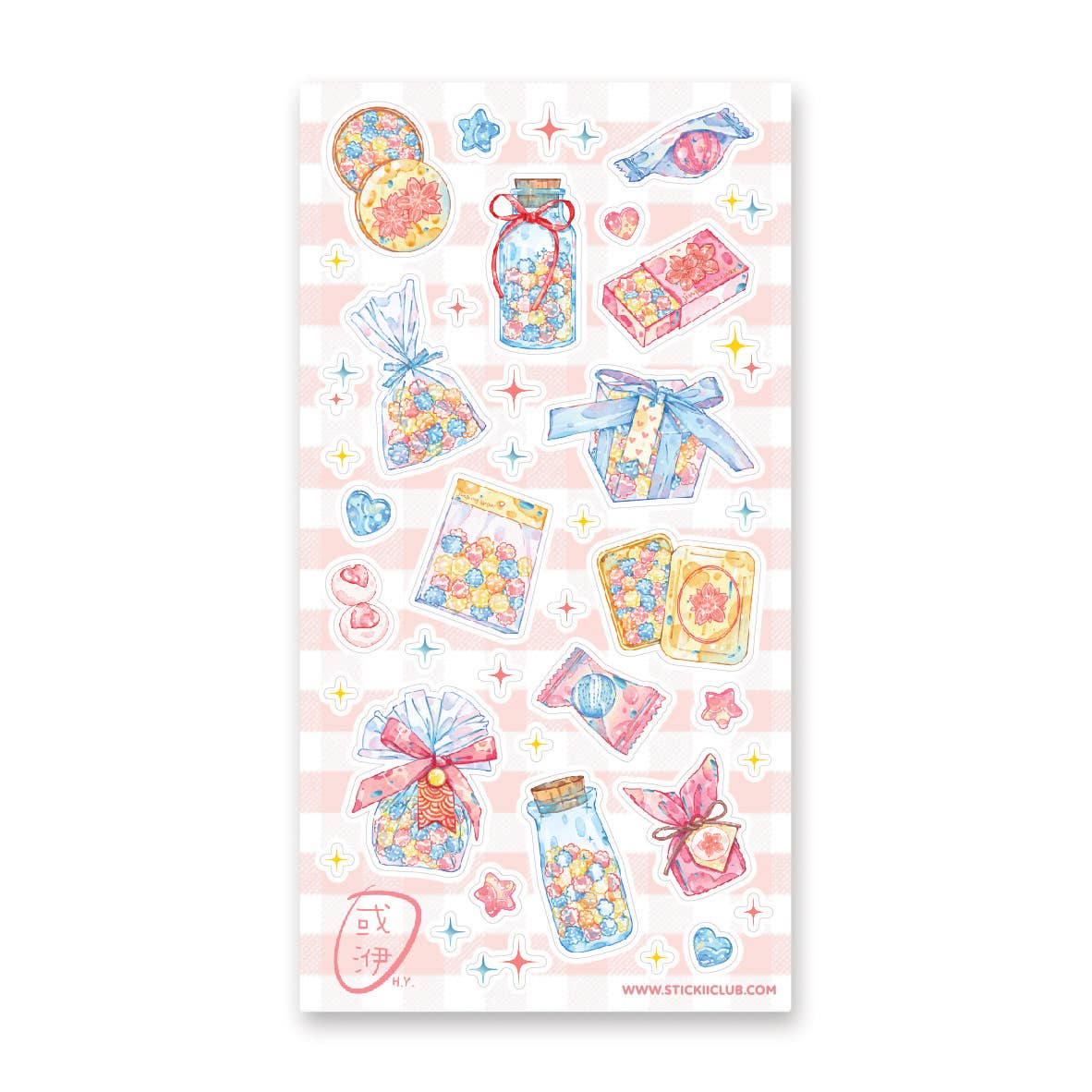 Kawaii Konpeito Sticker Sheet