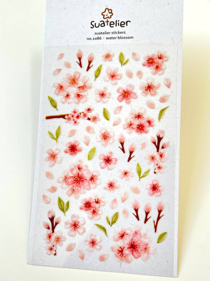 WATER BLOSSOM STICKERS