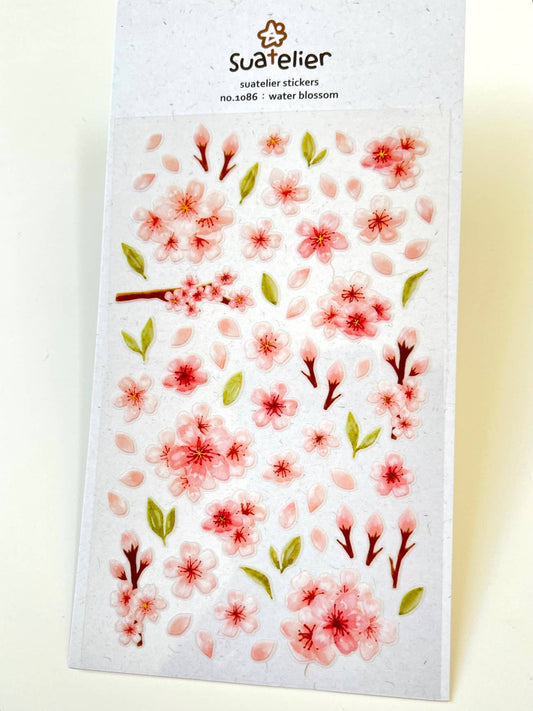 WATER BLOSSOM STICKERS