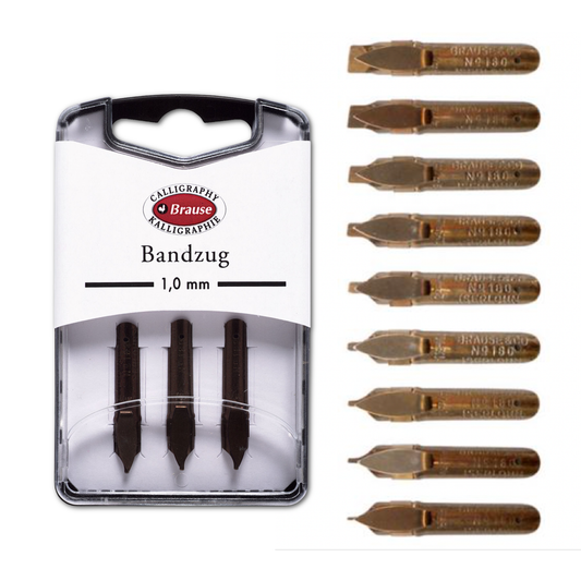 Brause Calligraphy Nib - Bandzug - 7 Sizes