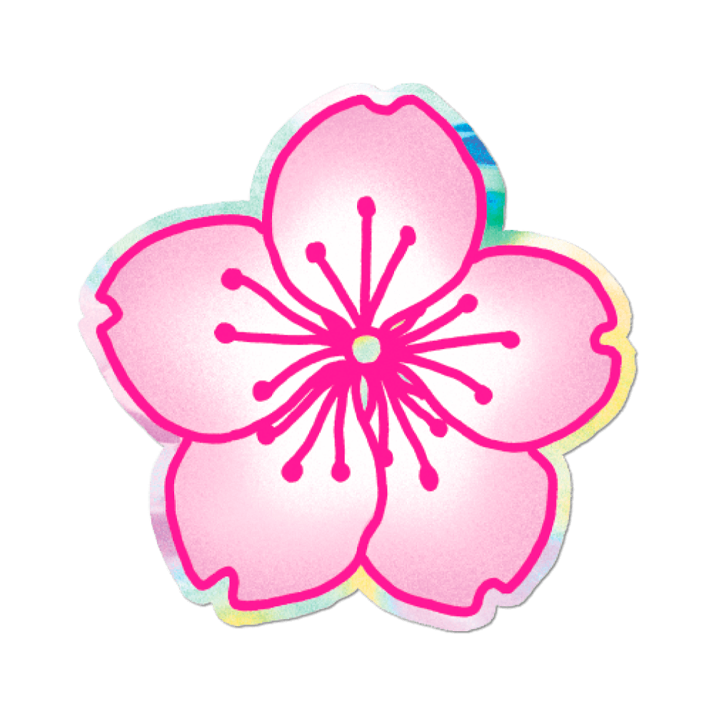 Cherry Blossom (Back to School) - Die-Cut Sticker