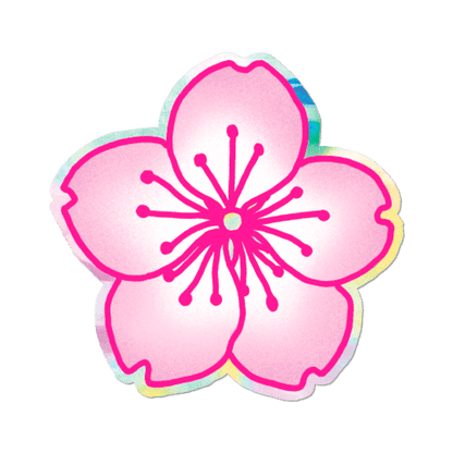 Cherry Blossom (Back to School) - Die-Cut Sticker
