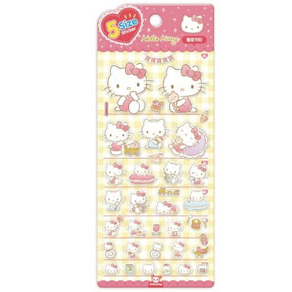 Sanrio Characters 5 Sizes Jelly Coating Stickers