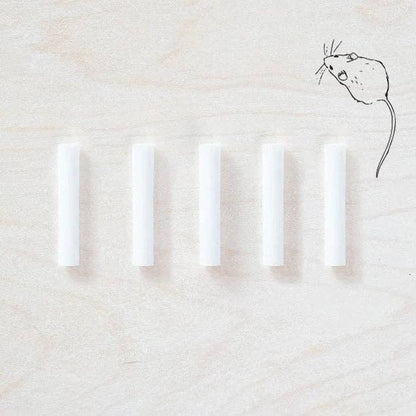 Set of five white ink reservoirs