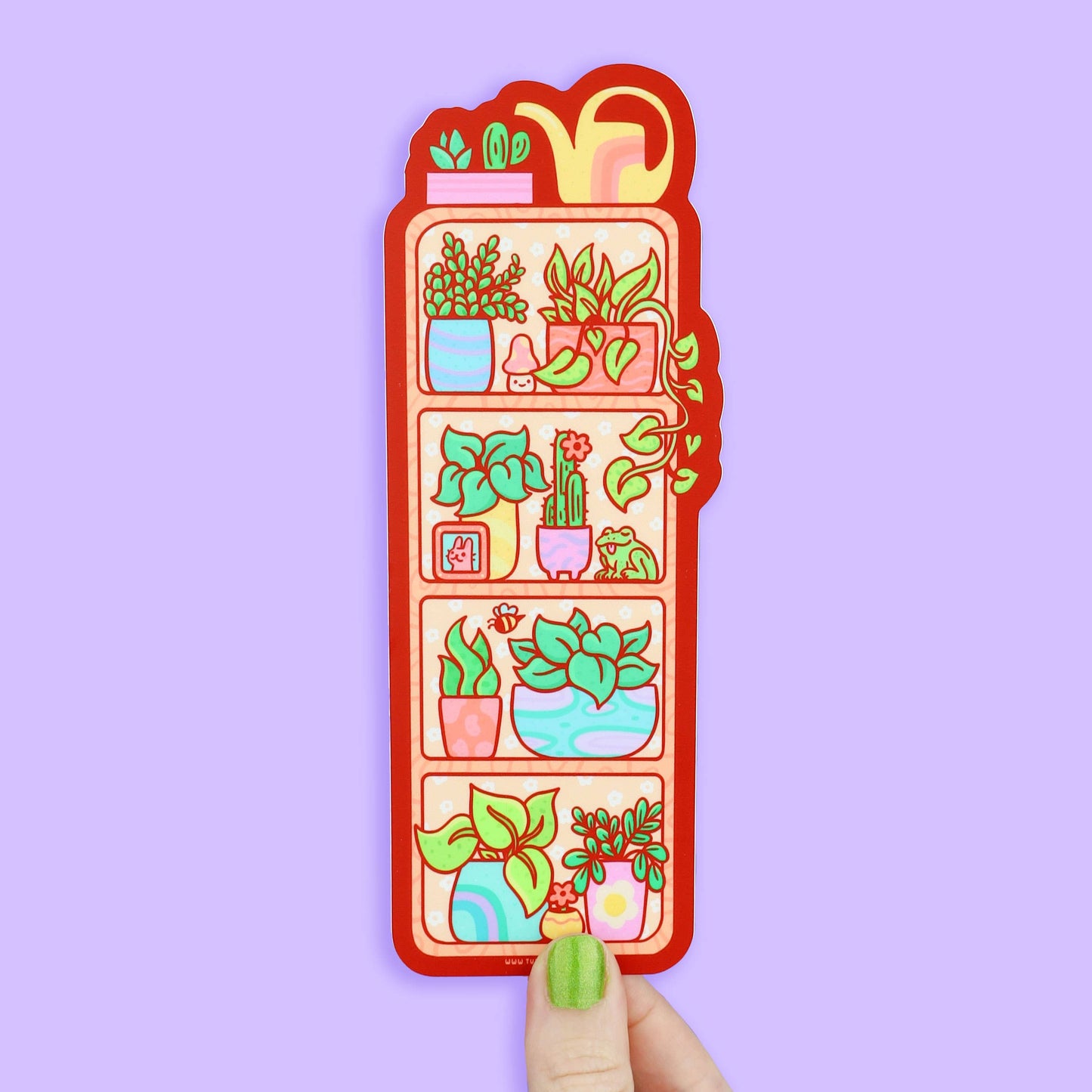 Planter Shelf Long Vinyl Sticker