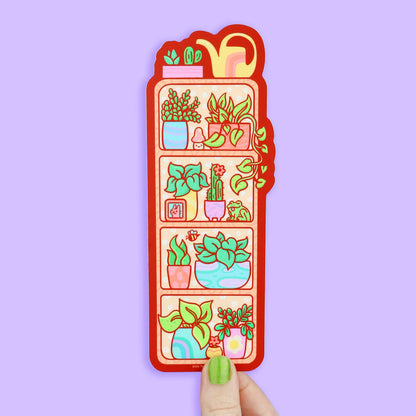 Planter Shelf Long Vinyl Sticker