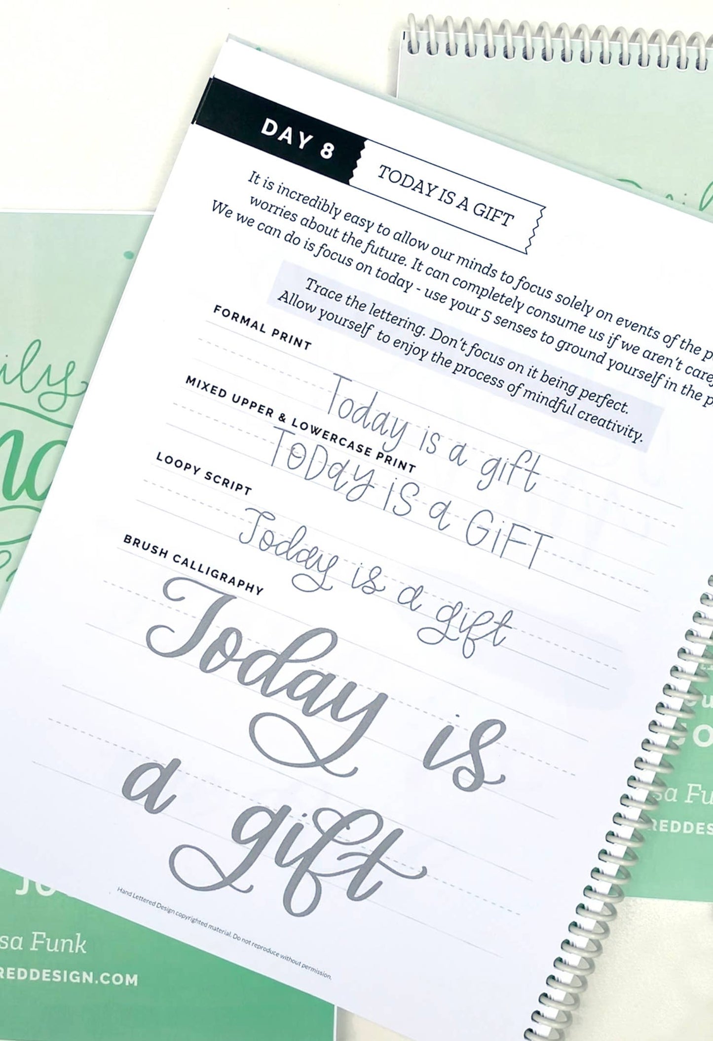 Daily Mindful Lettering: Healing Journey Edition