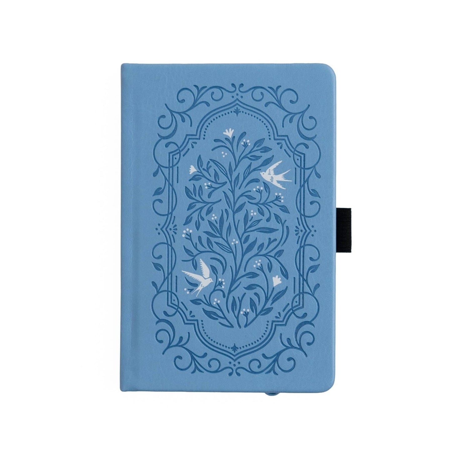 Songbird In Blue Dot Grid Notebook
