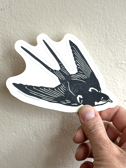 Barn Swallow STICKER (left side)